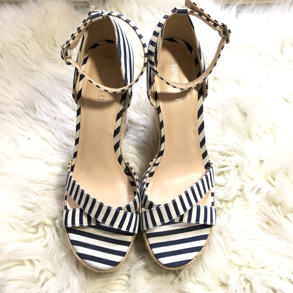 Nine West Shoes - Nine West Espadrilles Stripe Wedges